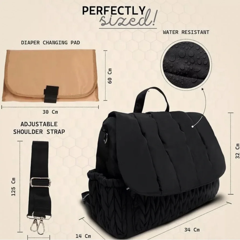 Brand New Luxury Diaper Bag Backpack & Changing Pad